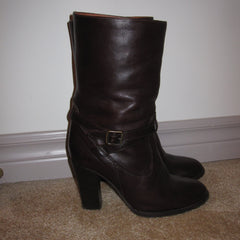 Tenley Vachetta High-Heel Midboots