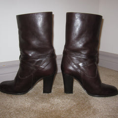 Tenley Vachetta High-Heel Midboots