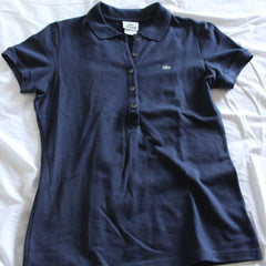 Short-Sleeve 5-Button Stretch Pique Polo