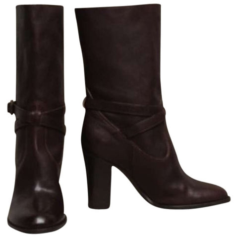 Tenley Vachetta High-Heel Midboots